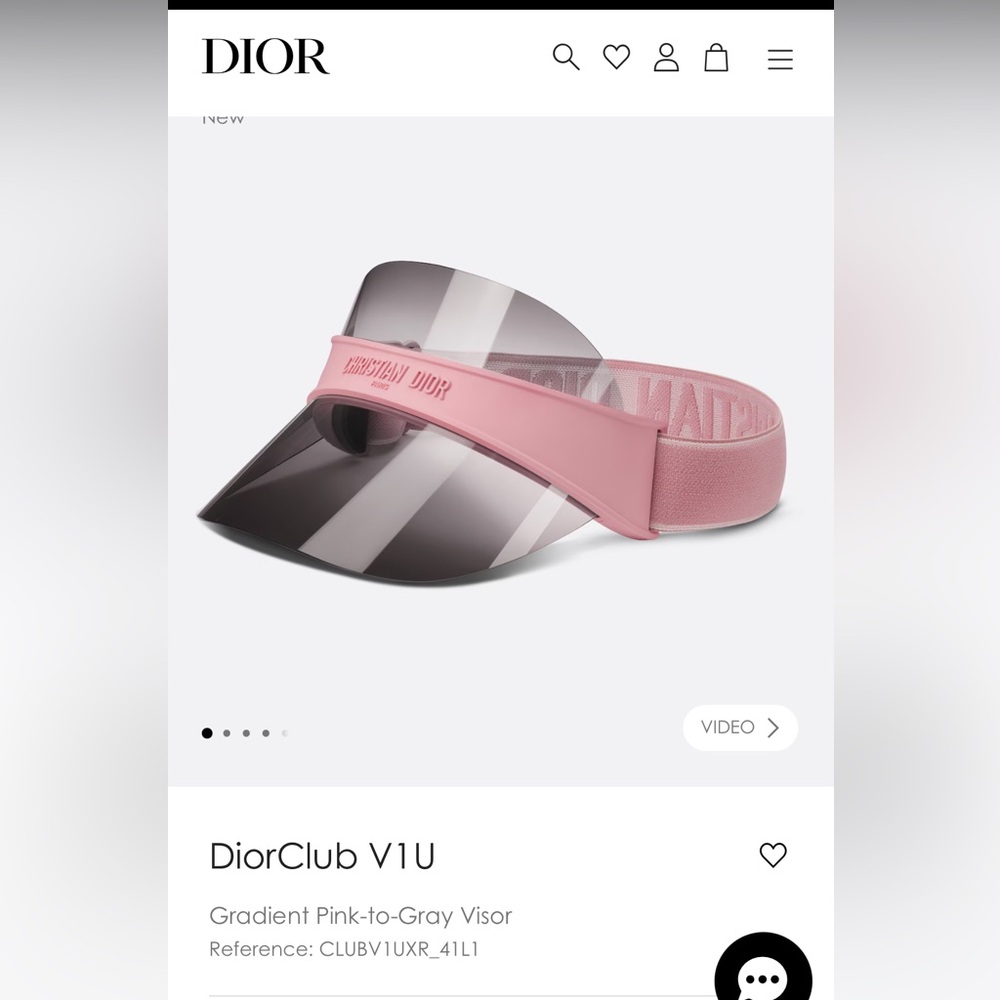 Dior Club Sunvisor